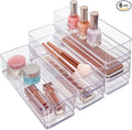 STORi SimpleSort 6-Piece Stackable Clear Drawer Organizer Set | 9" x 3" x 2" by STORi