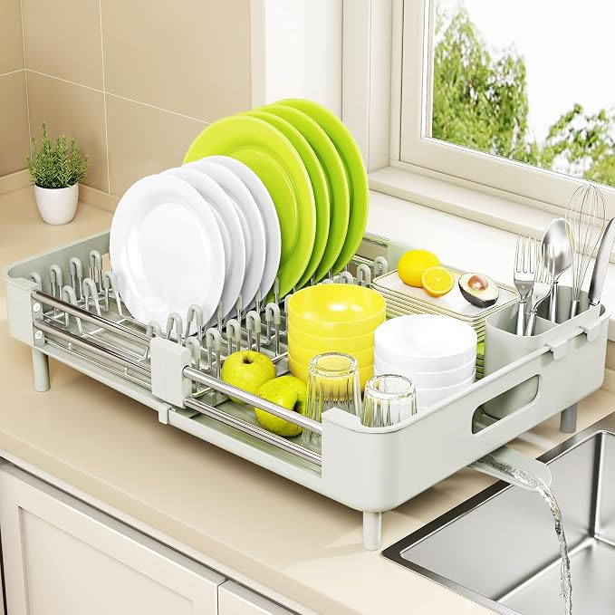 Urackify Extendable Stainless Dish Drying Rack by Urackify