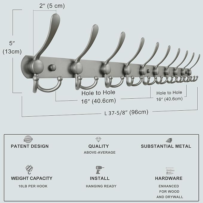 Coat Rack Wall Mount - Image 6