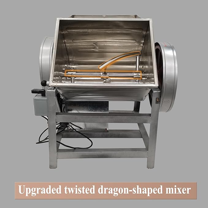 Electric Dough Mixer - Commercial Blender with Kneading Capacity of 15kg (30QT) Flour Mixing Machine - 110V with Dough Knife