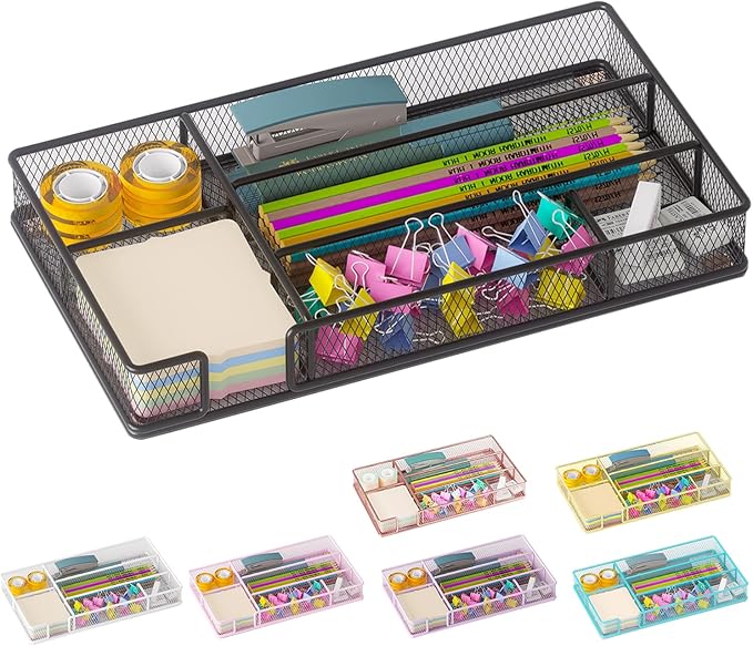 Desk Drawer Organizer Tray, Office Drawer Organizer, Workspace Organizers by HOME