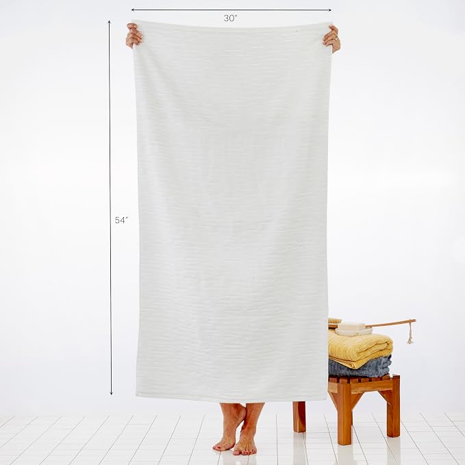 SKL Home CloudSoft Bath Towel, 100% Cotton Luxury - Image 2