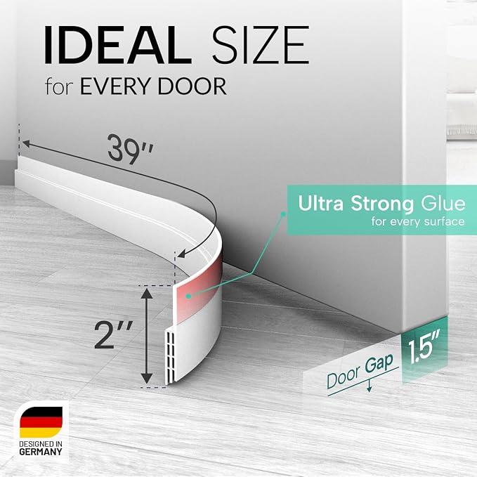 Vellure® Door Draft Stopper for Bottom of Door - Image 2