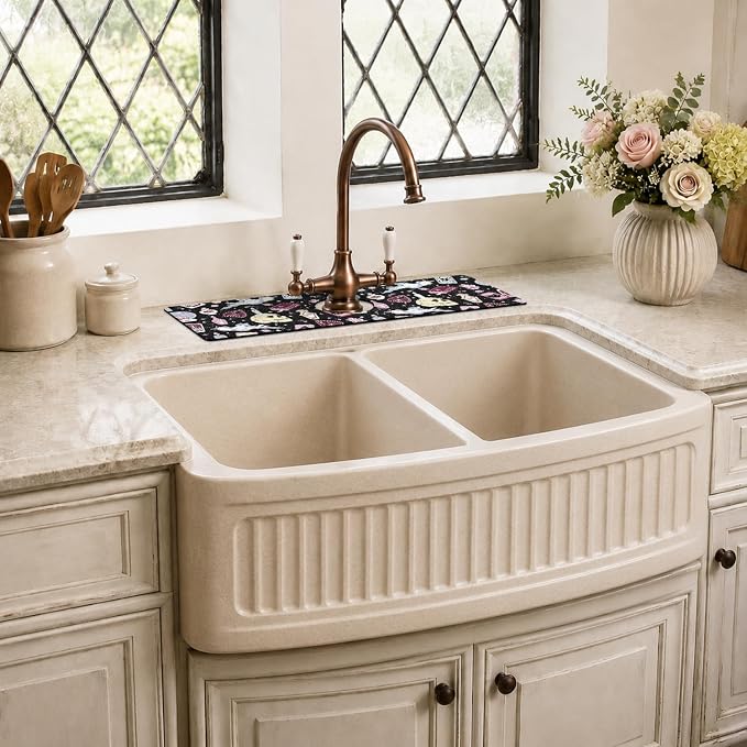 Halloween Kitchen Sink Splash Guard Faucet Mat, Farmhouse Sink Splash Guard - Image 7