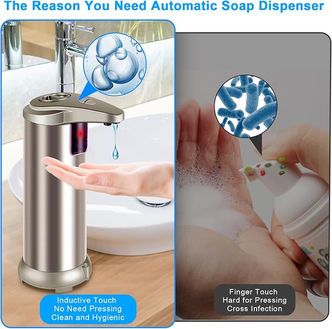 Touchless Soap Dispenser, Automatic Liquid Soap Dispenser - Image 4