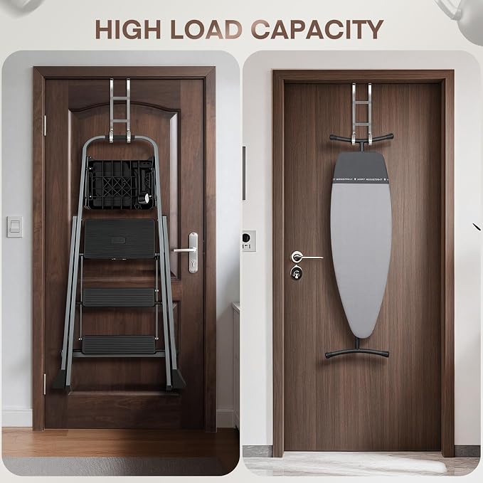 FYY 2 Packs Over The Door Hooks, Double Sided Door Hanger Hook - Image 4