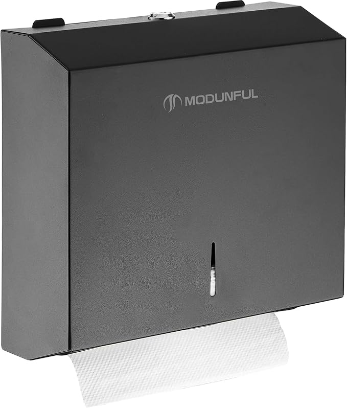 Commercial Paper Towel Dispenser Wall Mount, Large Capacity Stainless Steel by modunfulbathroom