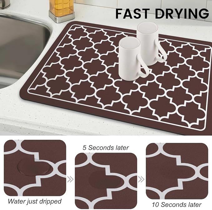 Dish Drying Mat Absorbent Dish Drying Mats - Image 4