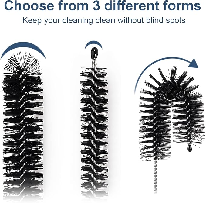 Ixiaoyoo 12 Pcs Straw Cleaner Brushes Set, 8.2 Inch Nylon Cleaning Brush | - Image 5