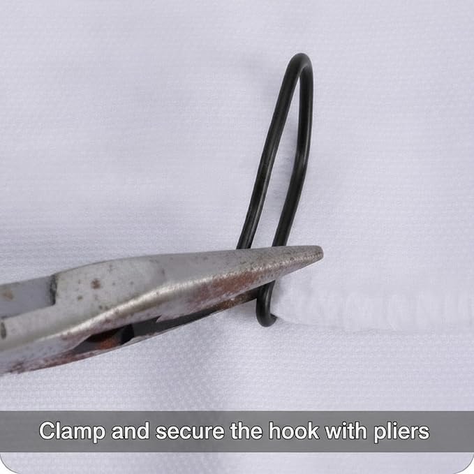 Hotop 30 Pcs Metal Curtain Rings - Image 6
