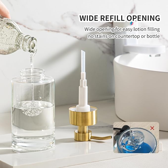 Enra Glass Soap Dispenser - Image 2