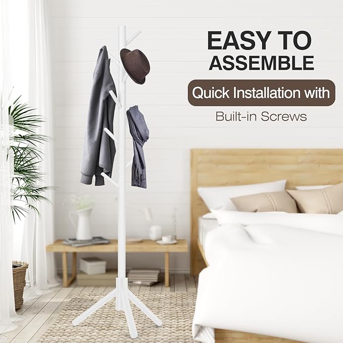 WANGMUXIA Freestanding Coat Rack | Coat Rack - Image 4