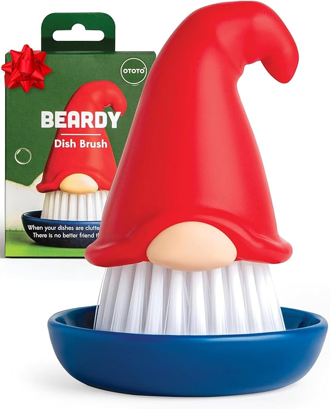 OTOTO Gnome Dish Brush with Handle by OTOTO