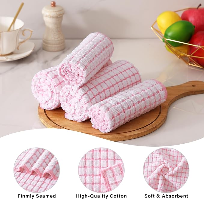 Homaxy Kitchen Towels and Dishcloths Set - Image 4