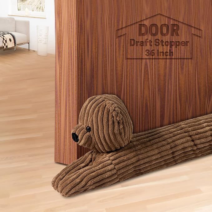 SWISSELITE 36 Inch Under Door Stopper, Decorative Door Noise Blocker | Weighted by SWISSELITE