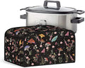 Butterfly Crock Pot 6-8 Quart Slow Cooker Cover Dust Cover Grass Slow Cooker Bag Slow Cooker Cover Compatible with 6-8 qt Slow Cooker Slow Cooker Cover Decor
