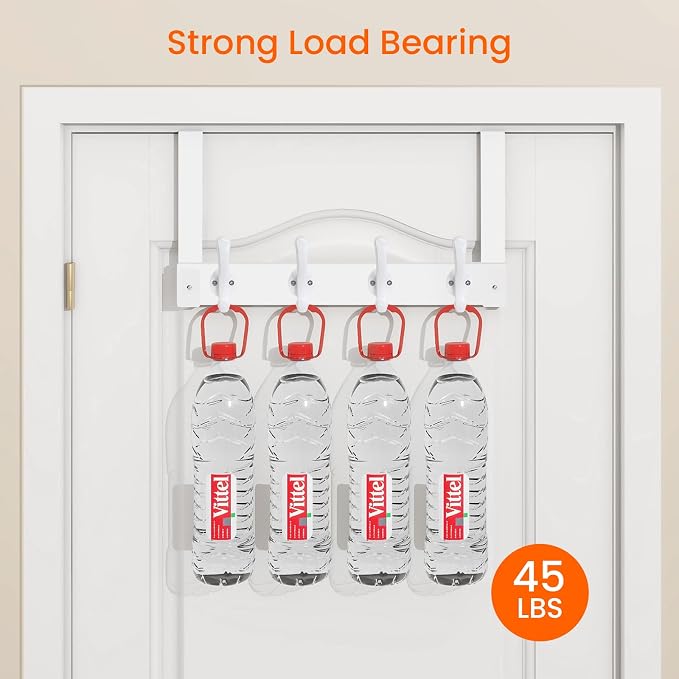 Over The Door Hooks Heavy Duty, Wood Over Door Hanger Hook, Over Door Towel Rack - Image 4