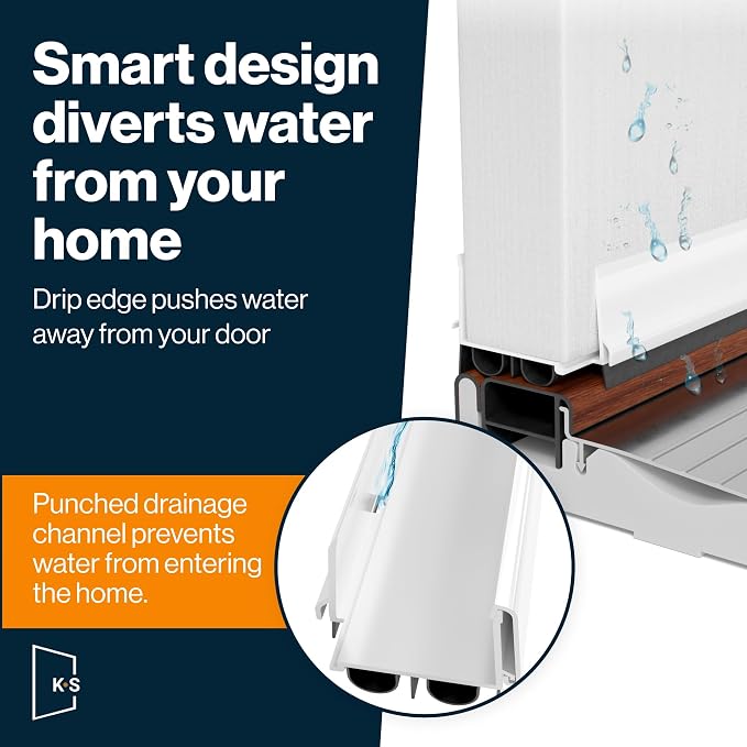Adjustable Double Bubble Door Sweep & Draft Stopper | Under Door Seal - Image 5