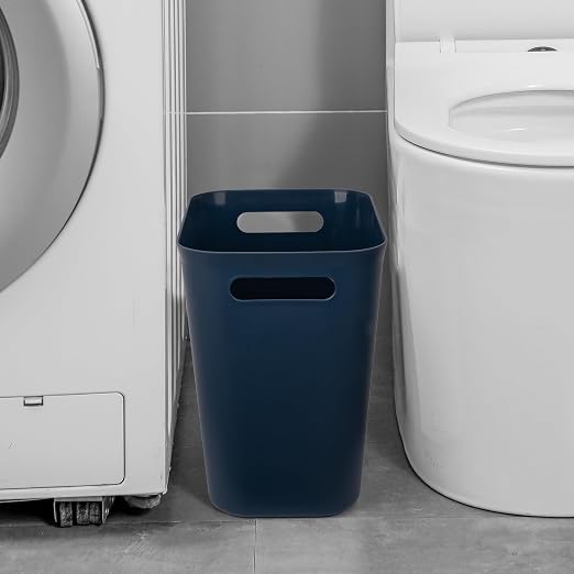 UUJOLY Plastic Small Bathroom Trash Can Wastebasket, 3.5 Gallon, Laundry Room - Image 5