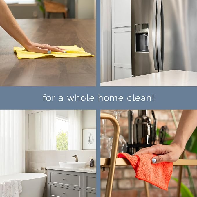 S&T INC. Microfiber Cleaning Cloth, 25 Pack, 11.5" x 11.5" - Image 9
