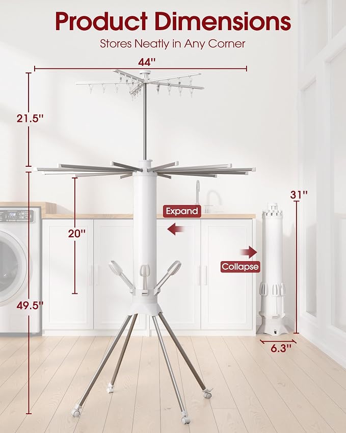 Sakugi Foldable Clothes Drying Rack - Image 5