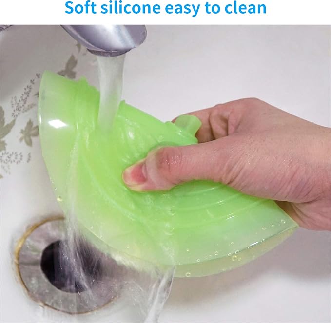 tifanso 2PCS 6" Silicone Bathtub Drain Stopper & Hair Catcher - Image 6