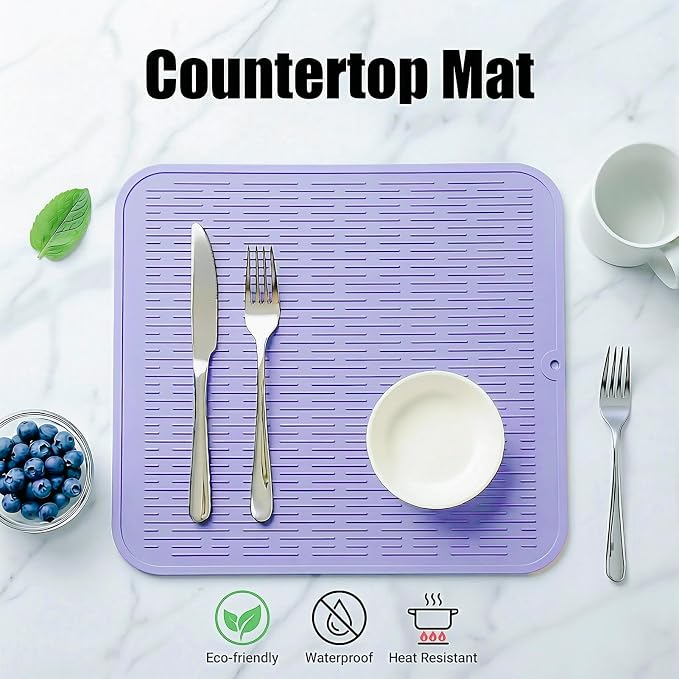 MicoYang Silicone Dish Drying Mat - Image 3