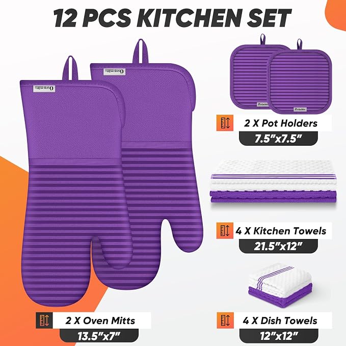 Oven Mitts Kitchen Towels and Dishcloths - Image 2