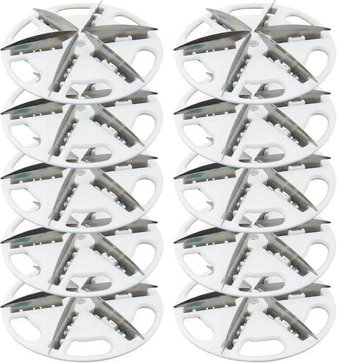 10-Pack Fabric Shaver Replacement Blades, 57mm Alloy Pill Shaver 6-Blade Head by Unknown