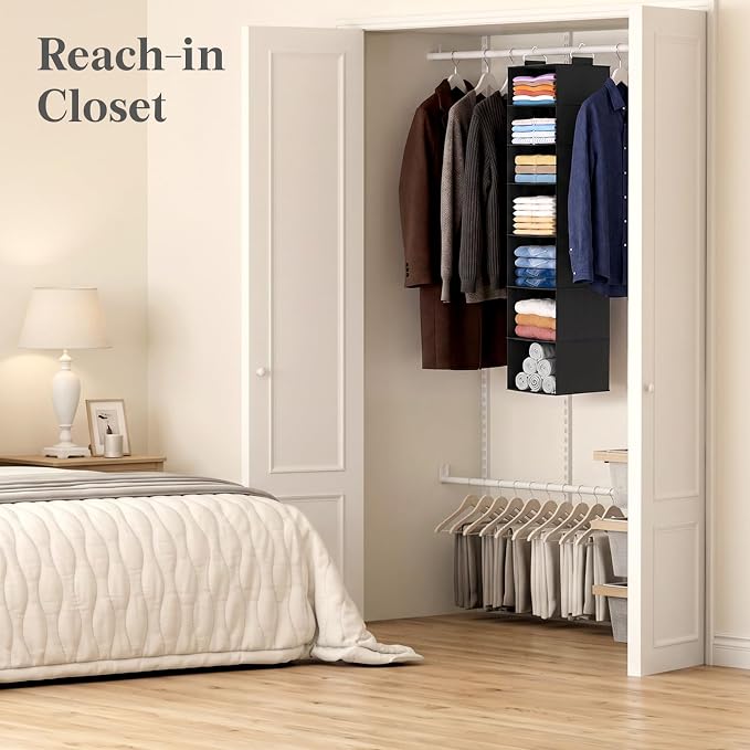 Lifewit 7 Tier Hanging Portable Closet Storage Organizer - Image 8