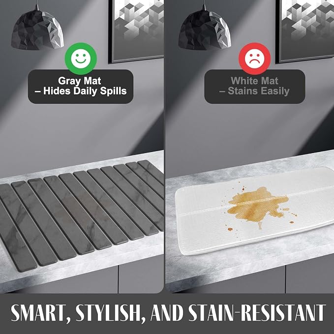 2 PCS Extra Large Stone Dish Drying Mat - Image 4