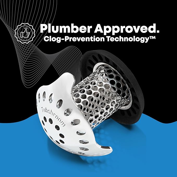 TubShroom Ultra Revolutionary Bath Tub Drain Protector Hair - Image 3
