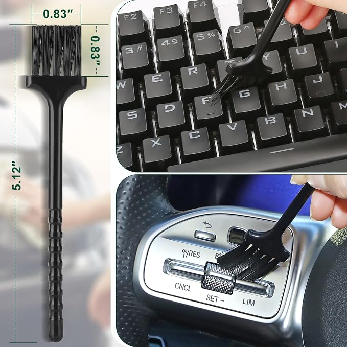 Fitosy Car Interior Duster Detail Brush Cleaning Gel Kit, Dust Remover | Slime - Image 8
