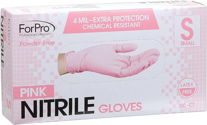 ForPro Disposable Nitrile Gloves, Chemical Resistant, Powder-Free, Latex-Free - Image 2