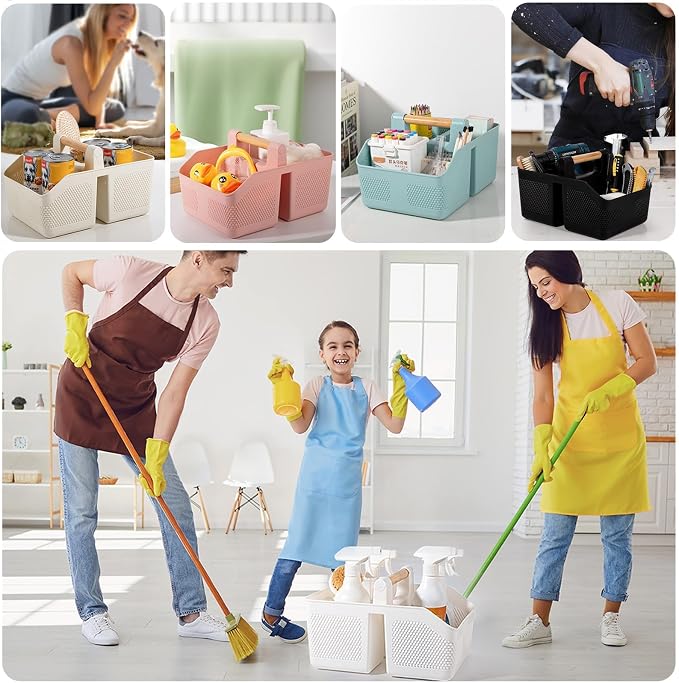 Plastic Shower Caddy Portable Shower Basket - Image 7