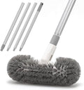 Hoklnuse Deck Brush with 51" Long Handle 360° Cylindrical Scrub Cleaner Tool by HOKLNUSE