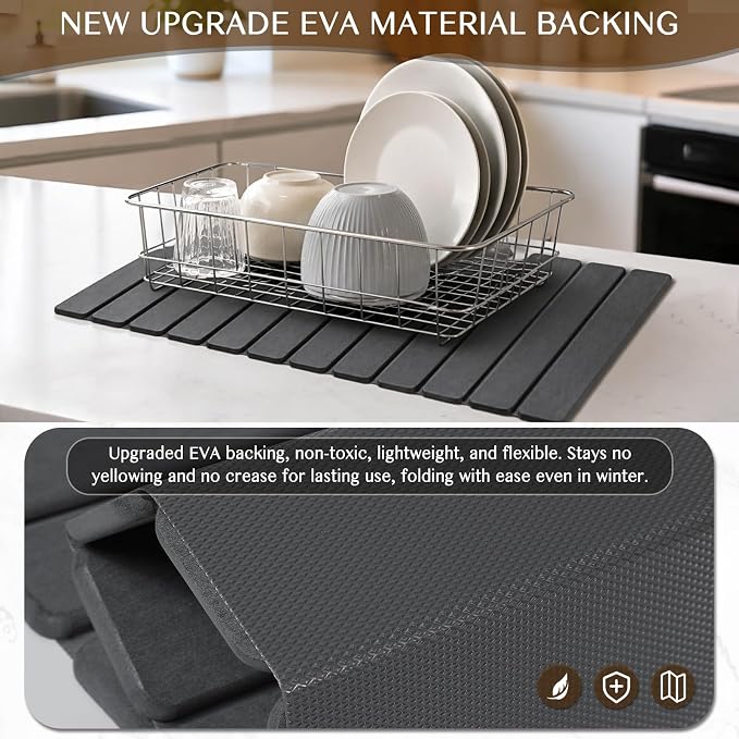 Extra Large Stone Dish Drying Mat - Image 4