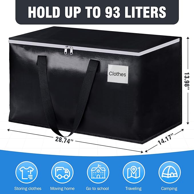 Heavy Duty Moving Bags, Extra Large Storage Bags, - Image 2