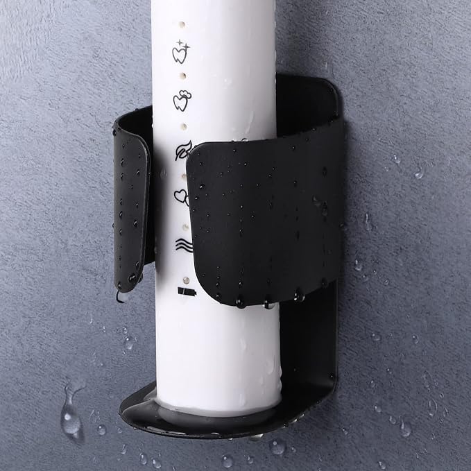 Electric Toothbrush Holder Wall Mount, 304 Stainless Steel Self-Adhesive - Image 2