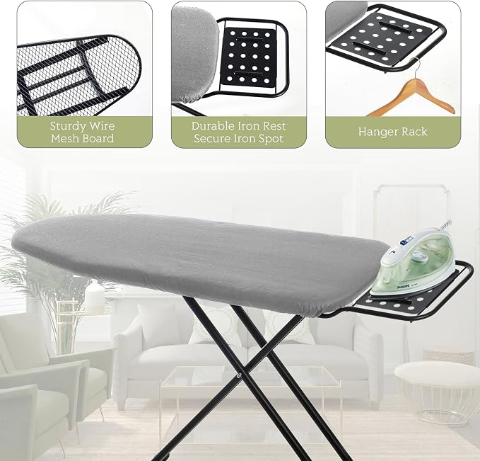 RAINHOL Full Size Ironing Board, Sturdy & Foldable - Image 4