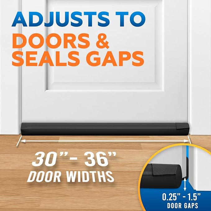 2 Pack Under Door Draft Stopper - Image 4