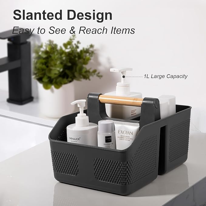 Plastic Shower Caddy Portable Shower Basket - Image 3