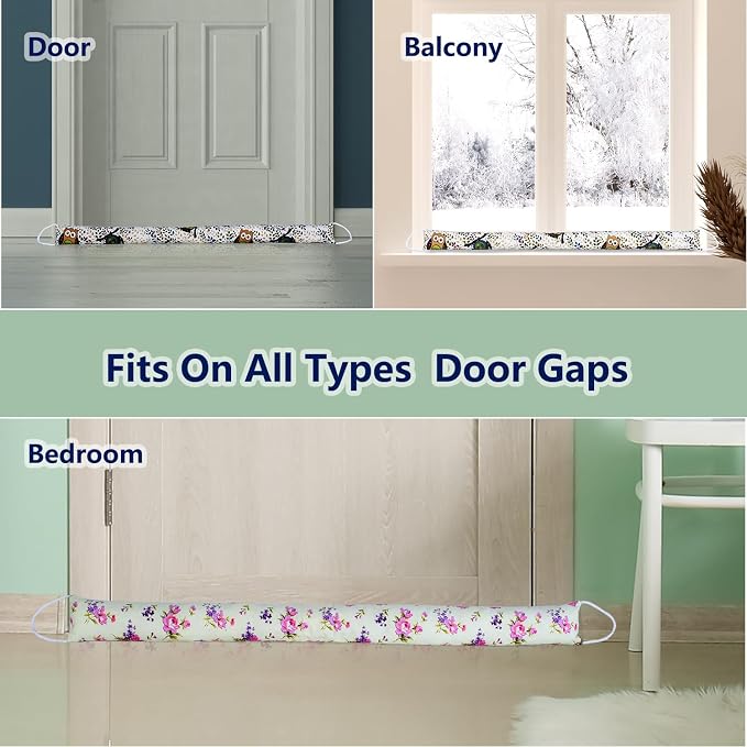 2 Pack 36 Inch 2.8 Inch Wide Slim Under Door Blocker Door Draft Stopper - Image 7