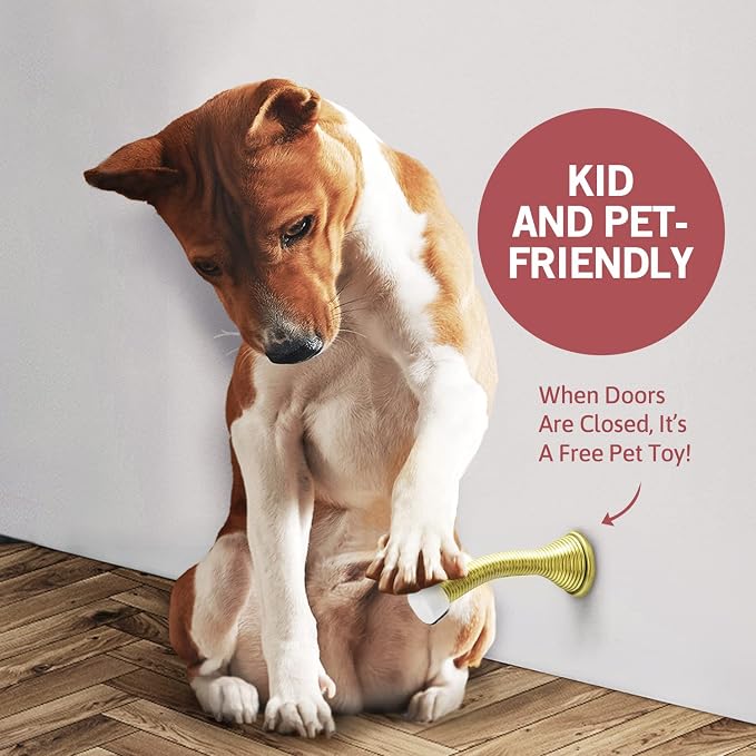 Jack N’ Drill Spring Door Stopper | Flexible Heavy Duty Door Stop - Image 6