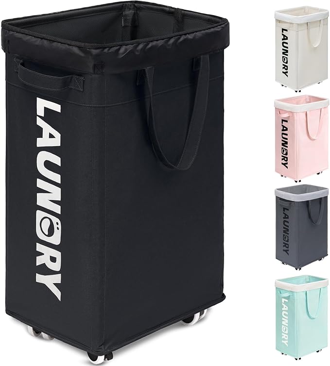 Goodpick 75L Roling Dirty Clothes Hamper by Goodpick