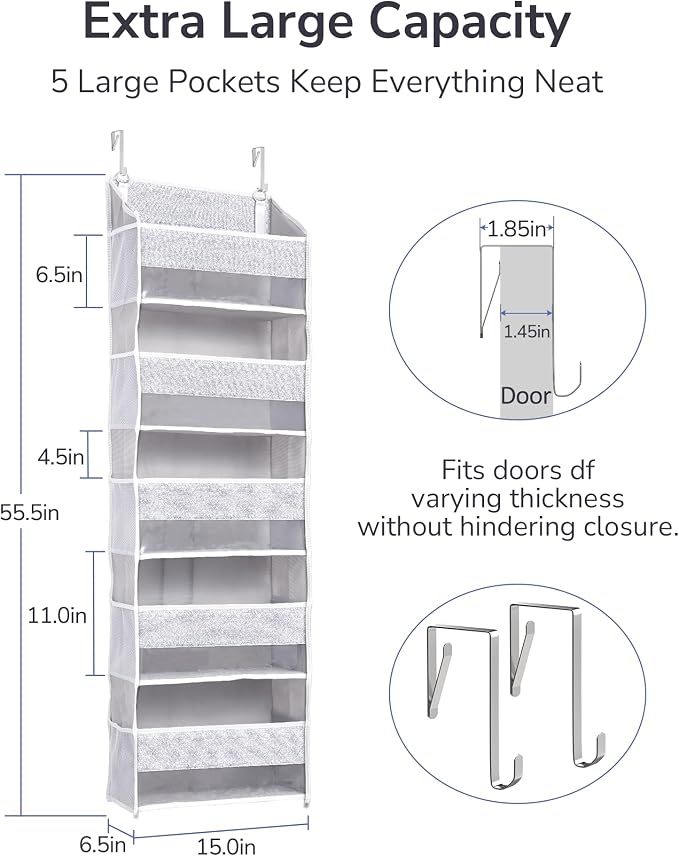 ULG 1 Pack Over Door Organizer - Image 2
