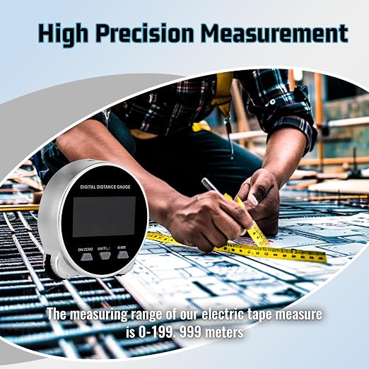DZ Duozhan Small Digital Wheel Tape Measure LCD Display Inches Other Units - Image 7