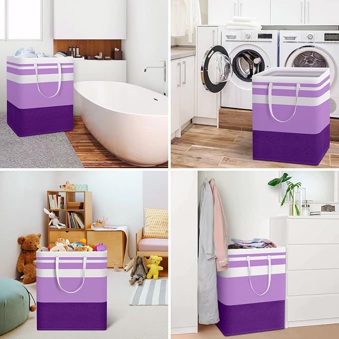 HomeHacks 2 Pack Laundry Baskets, Laundry Hampers Bags | Waterproof, - Image 6