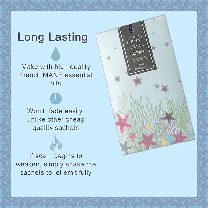 14 Packs Ocean Scented Sachets Bags - Image 2