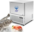 Kolice Commercial 5 Trays Blast Chiller, Chest Freezer, Shock Freezer with Food Probe,Used in Restaurant,Bakery,School,Hotel to Preserve Ice Cream,Fish,Chicken,Dumpling,Beef,Dessert,etc